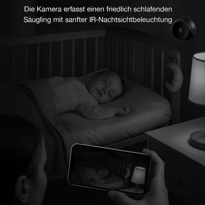 WiFi Überwachungskamera 1080p HD Nachtsicht Mini