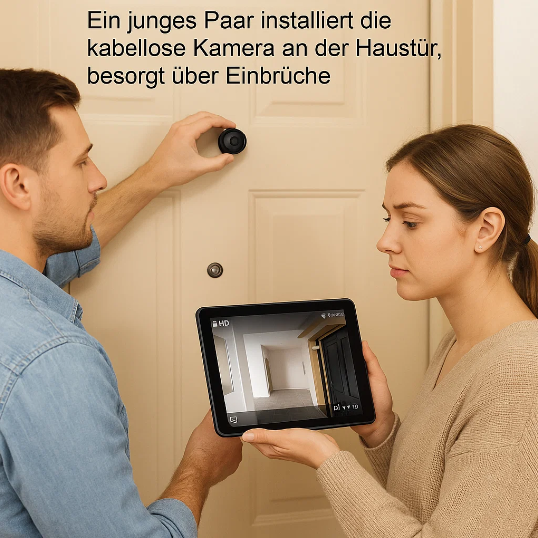 WiFi Überwachungskamera 1080p HD Nachtsicht Mini
