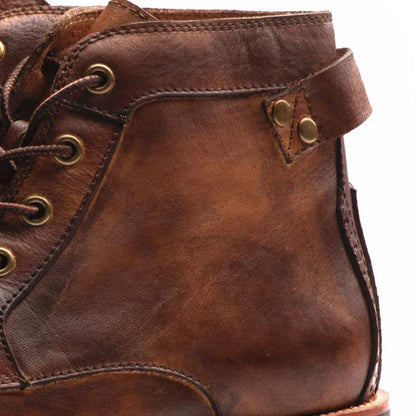 Herren Lederstiefeletten Bequem