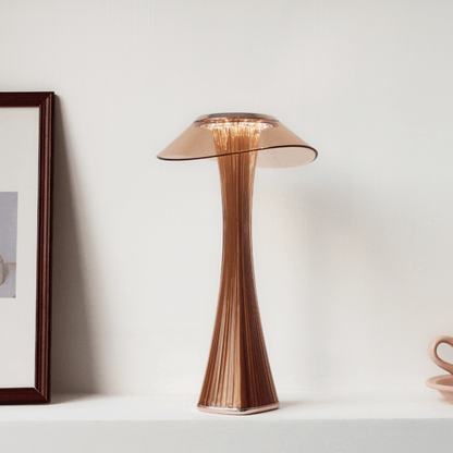 Kristall LED Tischlampe Kabellos Touch Dimmer Farbwechsel - Norvielle