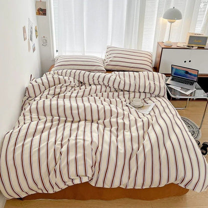 Ikara Elegantes Bettwäsche-Set Duvetbezug Kissenbezüge - Norvielle