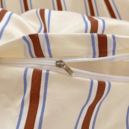 Ikara Elegantes Bettwäsche-Set Duvetbezug Kissenbezüge