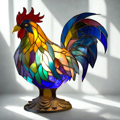 Glas Tischlampe Kunst-tierisches Design