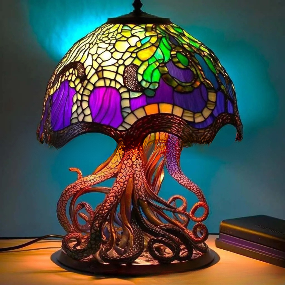 Glas Tischlampe Kunst-tierisches Design