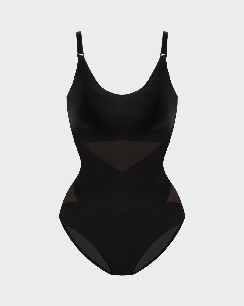 Damen Mesh Body Oberkörperformend
