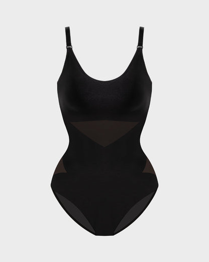 Damen Mesh Body Oberkörperformend