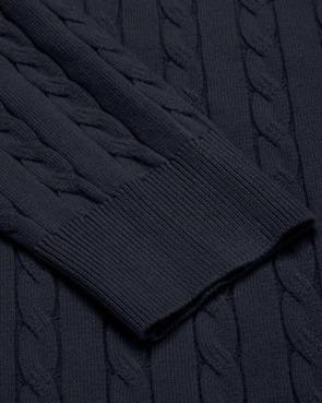 Norvielle Herren Zopfstrickpullover Elegantes Design