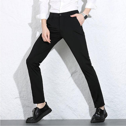 Norvielle Herren Stretchhose Klassisch Elastisch