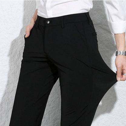 Norvielle Herren Stretchhose Klassisch Elastisch