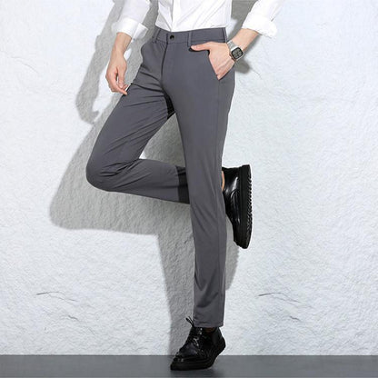 Norvielle Herren Stretchhose Klassisch Elastisch