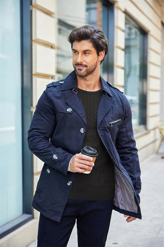 Norvielle Herren Zopfstrickpullover Elegantes Design - Norvielle