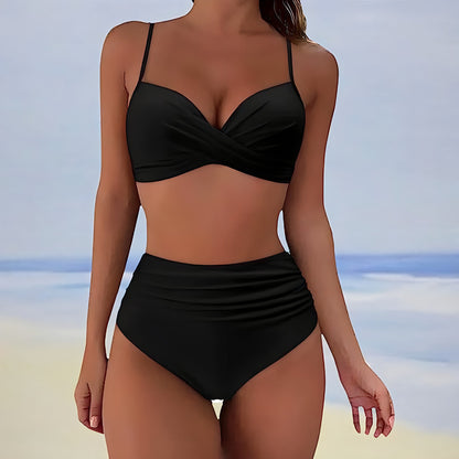 Damen Bikini Set Hochtaille