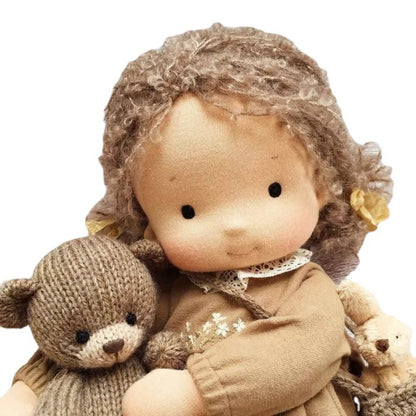 Waldorf-Puppe Poppi 35cm Bio-Baumwolle