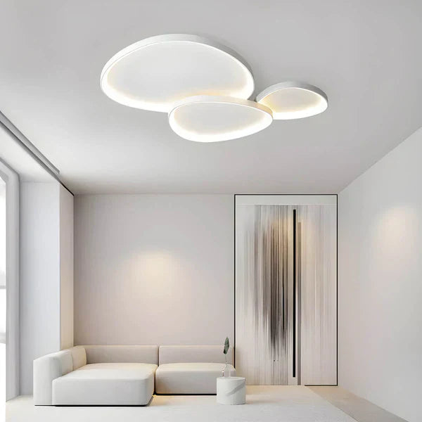Skandinavische LED Deckenleuchte Modern Weiß