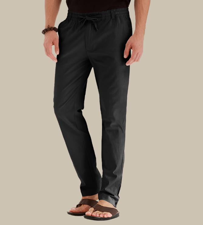 Norvielle Damen Sommerhose Elastischer Bund Bequem