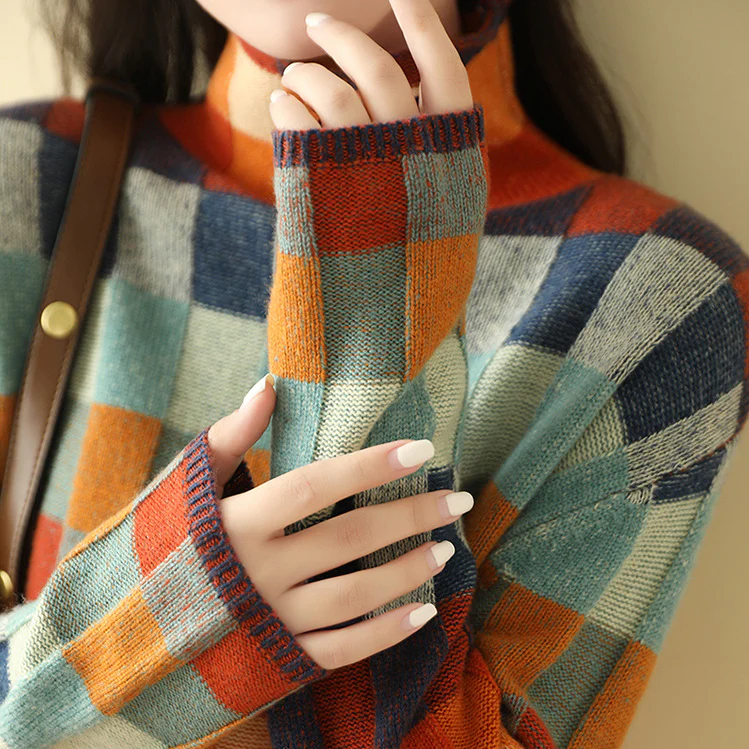 Van Gogh Damen Kaschmirpullover Warmluxus