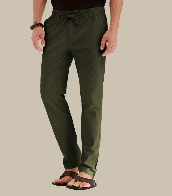 Norvielle Damen Sommerhose Elastischer Bund Bequem