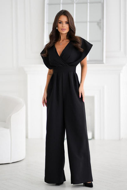 Damen V-Ausschnitt Jumpsuit Jane