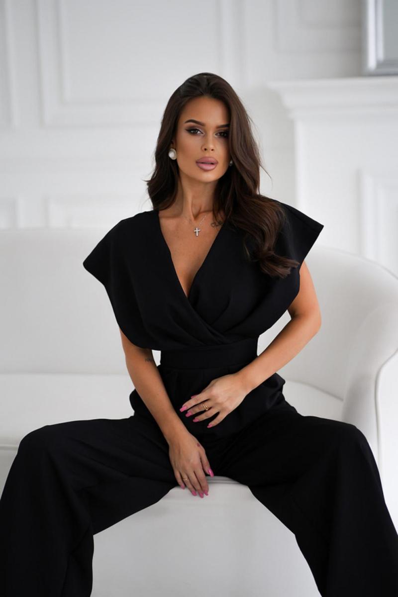 Damen V-Ausschnitt Jumpsuit Jane