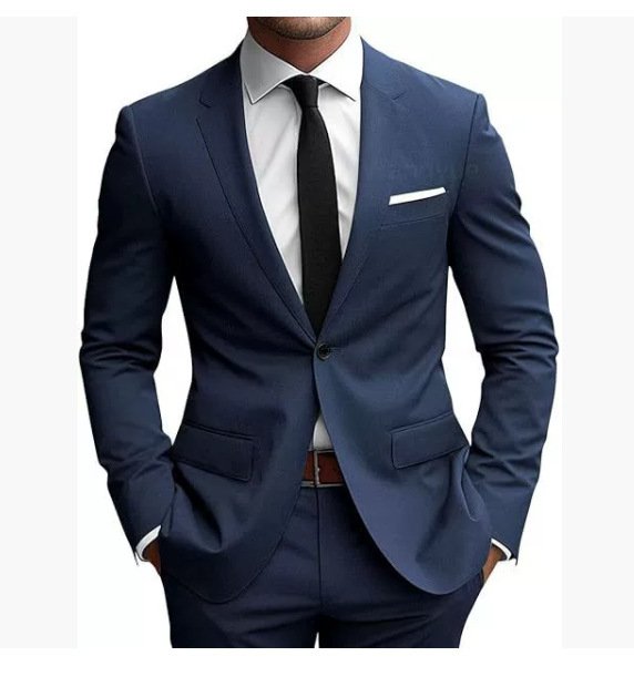 Herren Anzug Eleganter Einreihiger