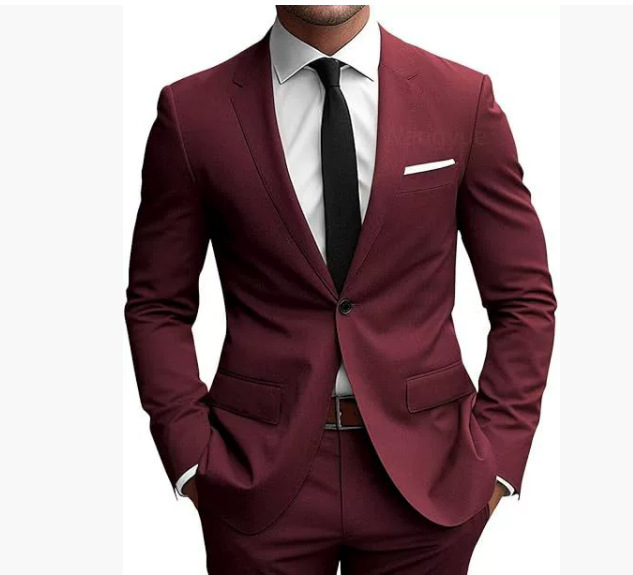 Elias Herren Slimfit Anzug Frühjahr Beige
