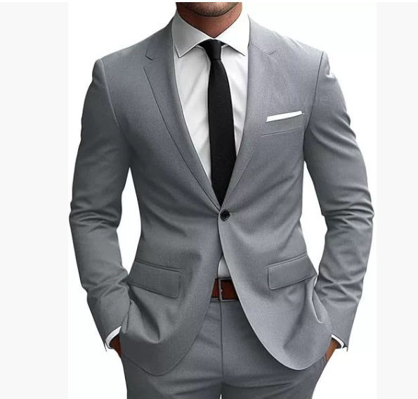 Herren Anzug Eleganter Einreihiger