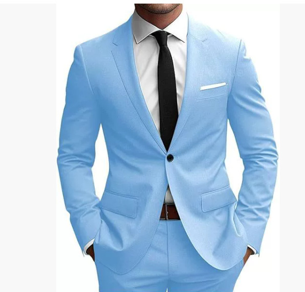 Elias Herren Slimfit Anzug Frühjahr Beige