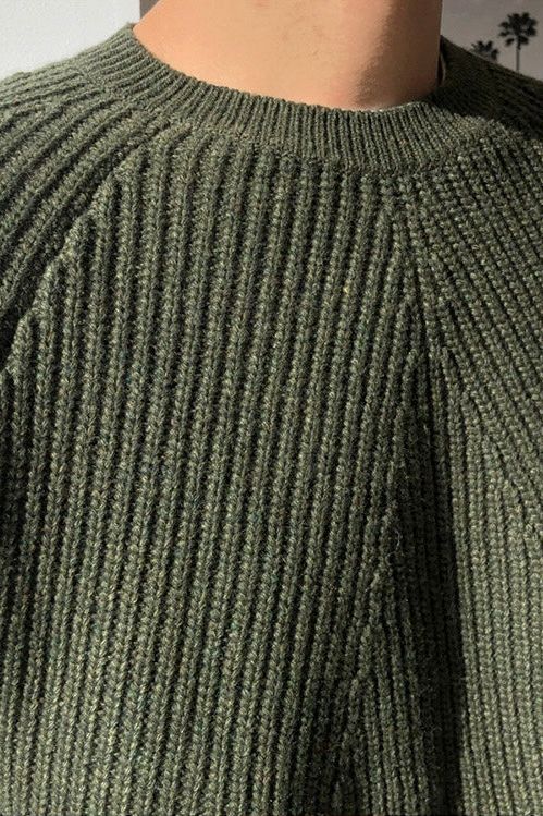 Norvielle Herren Gerippter Pullover Elegantes Design