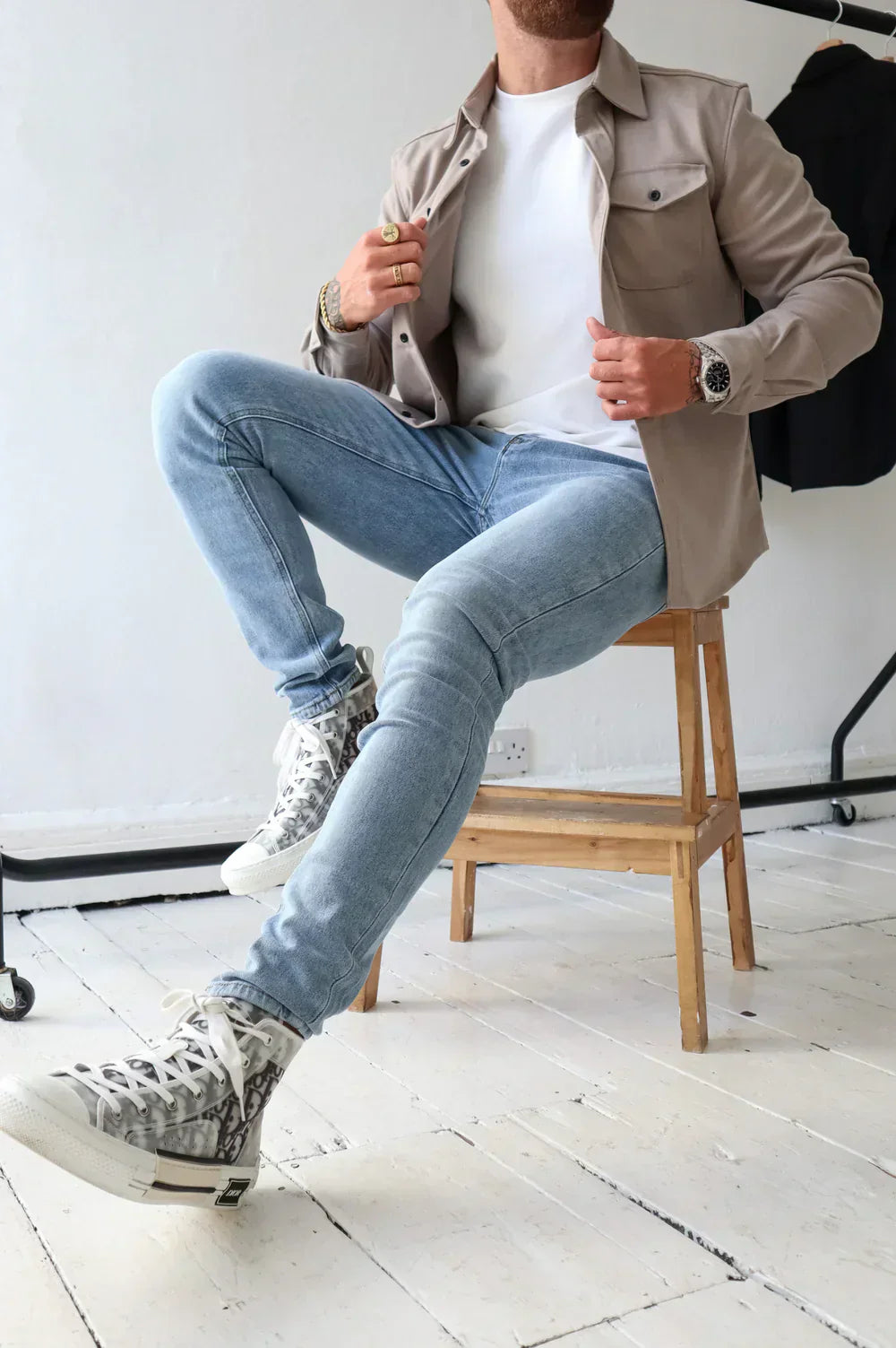 Herren Casual Hemd Baumwolle Supreme