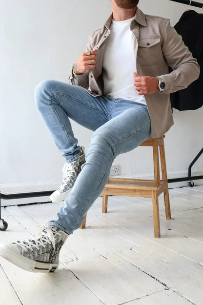 Herren Casual Hemd Baumwolle Supreme
