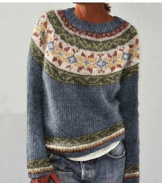 Harper Damen Retro Strickpullover