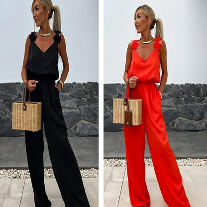 Stilvolle Damen Sommerjumpsuit