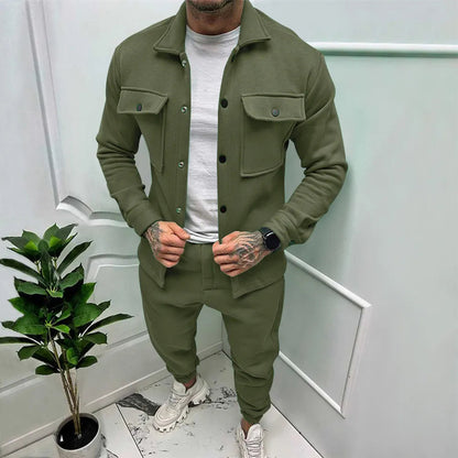 Stilvolles Wildleder Set