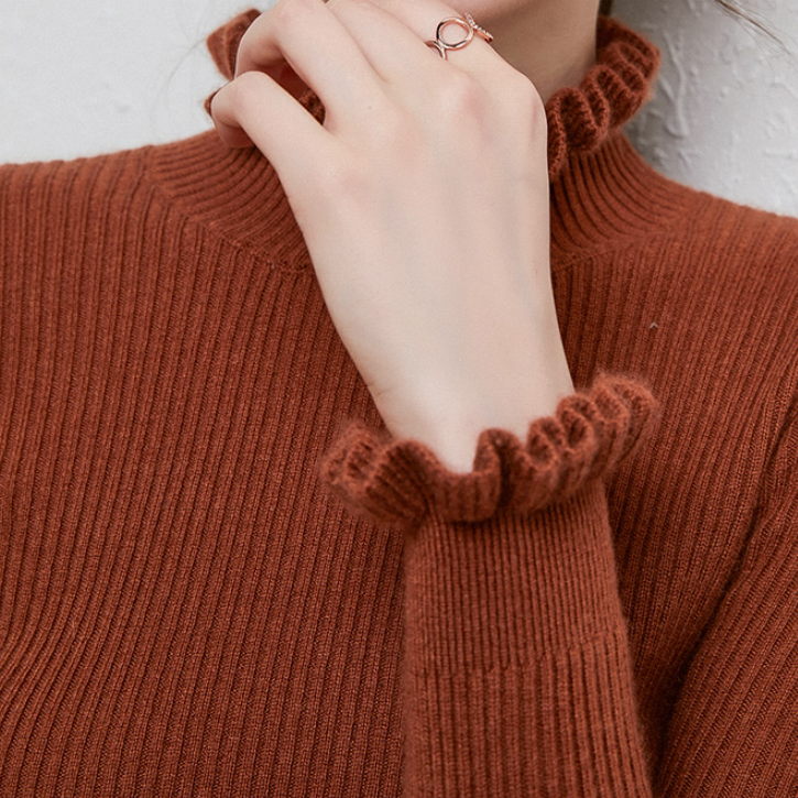 Norvielle Damen Rollkragenpullover Elegantes Design