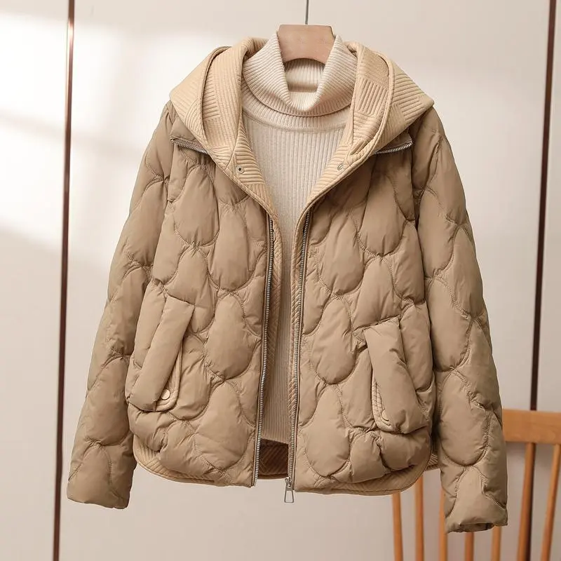 Damen Pufferjacke Warm Isoliert Herbst