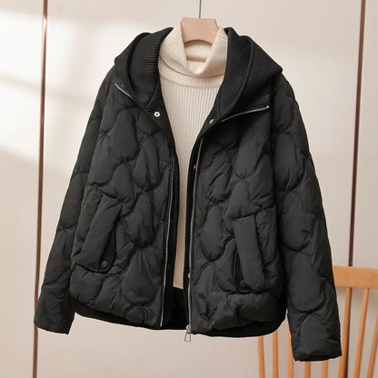 Damen Pufferjacke Warm Isoliert Herbst