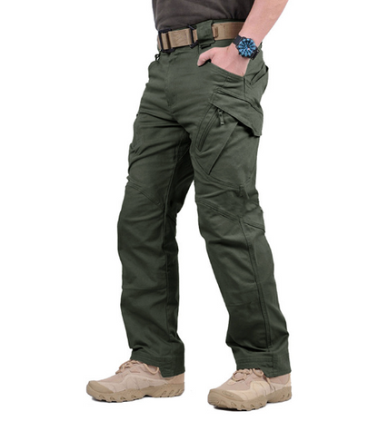 Herren Militärhose Outdoor Baumwolle Olivgrün