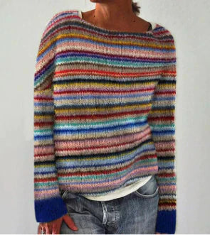 Harper Damen Retro Strickpullover