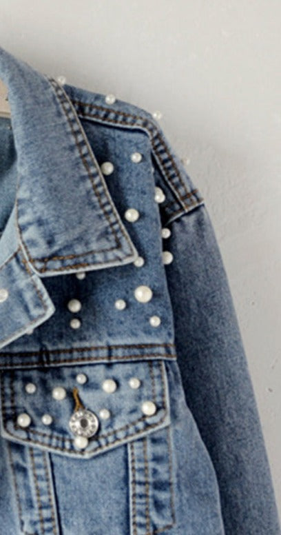 Norvielle Damen Denimjacke Pearl
