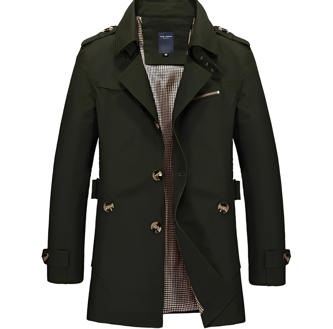 Hanzo Herren Wintertrenchcoat Warm