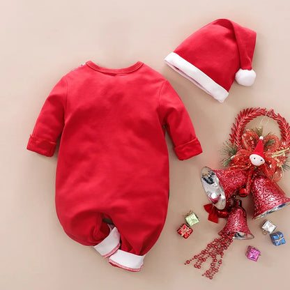 Weiches Baby-Weihnachtskostüm Baumwolle