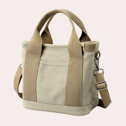 Damen Schultertasche Stilvoll Leder Schwarz - Norvielle