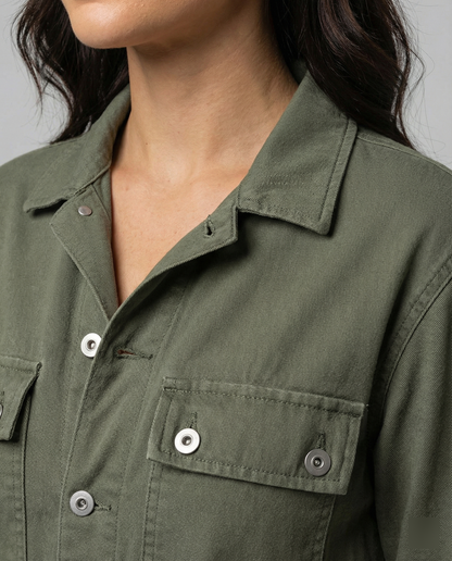 Damen Utility-Jumpsuit Lässig
