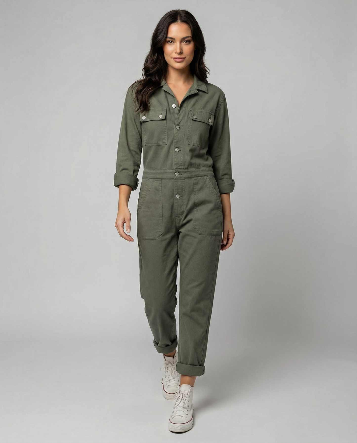 Damen Utility-Jumpsuit Lässig - Norvielle