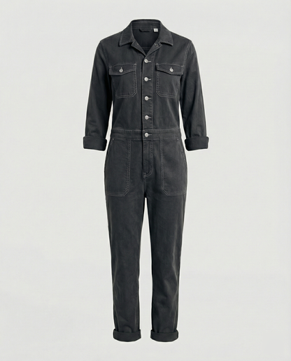 Damen Utility-Jumpsuit Lässig