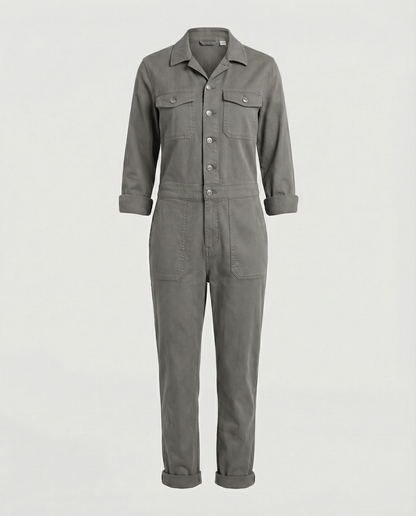 Damen Utility-Jumpsuit Lässig