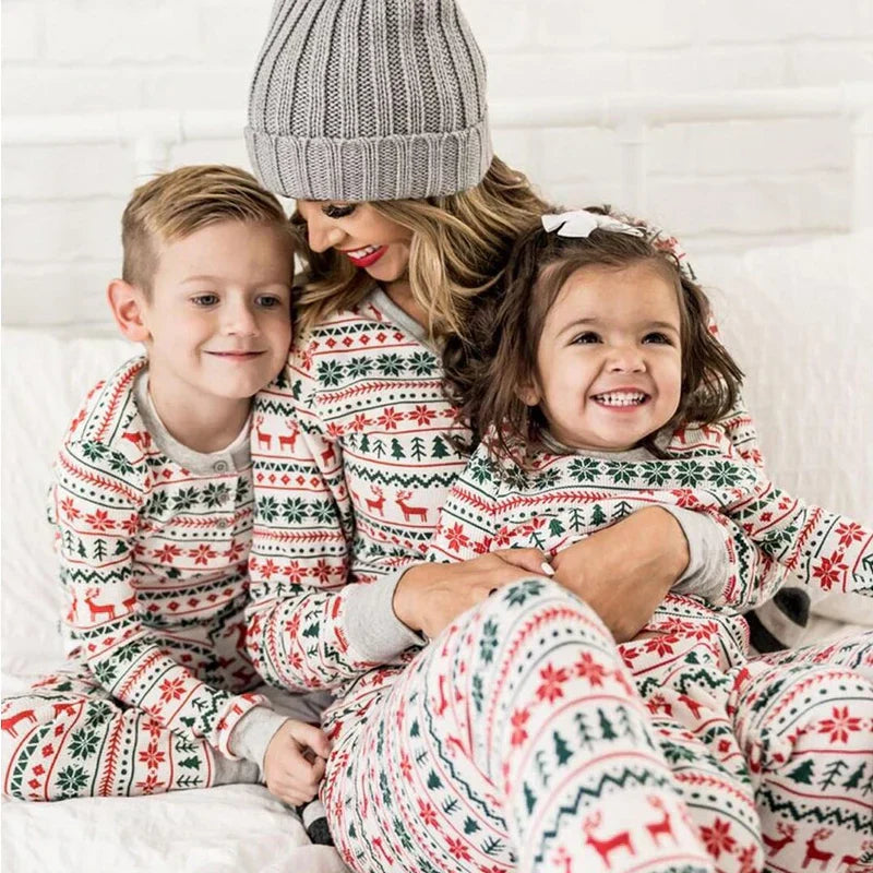 Weihnachtsoutfit Familie Festlich Größe XS-5XL