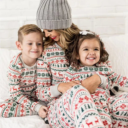 Weihnachtsoutfit Familie Festlich Größe XS-5XL