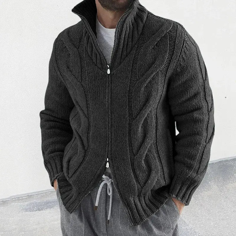 Norvielle Herren Strickjacke Klassisch Bequem