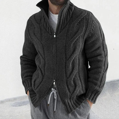 Norvielle Herren Strickjacke Klassisch Bequem